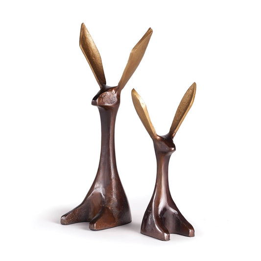 Jackrabbits Bronze Set of 2