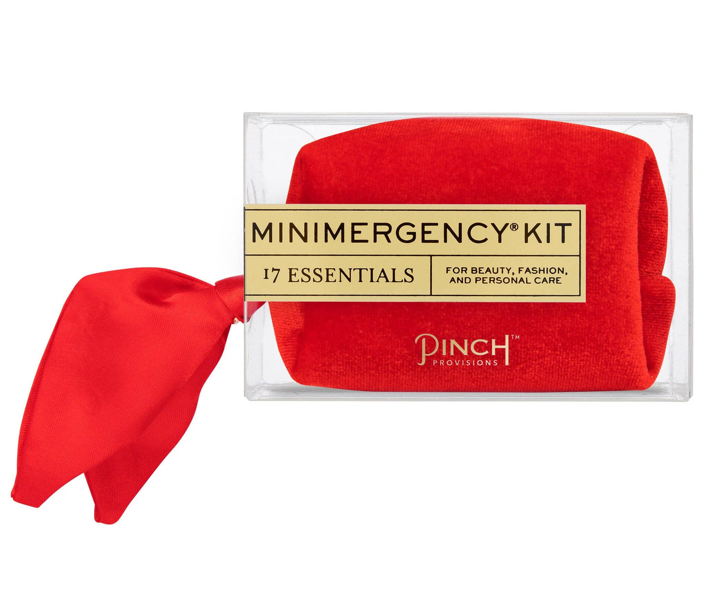 Velvet Scarf Minimergency Kit: Dusty Blue