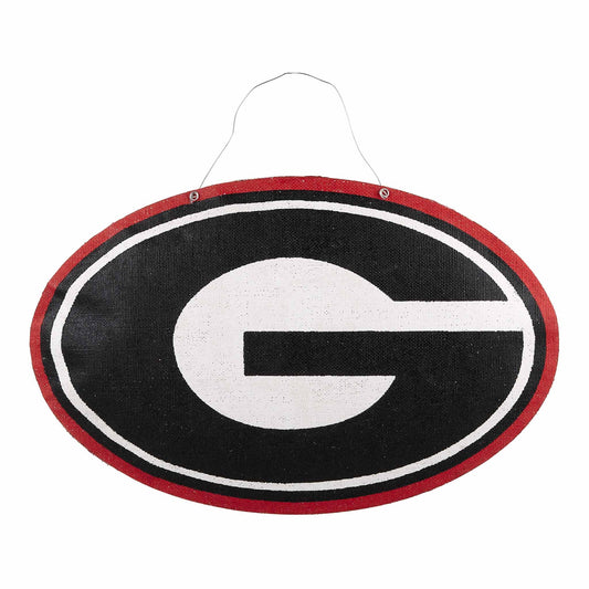 Georgia Logo Burlee: 11 x 24.50