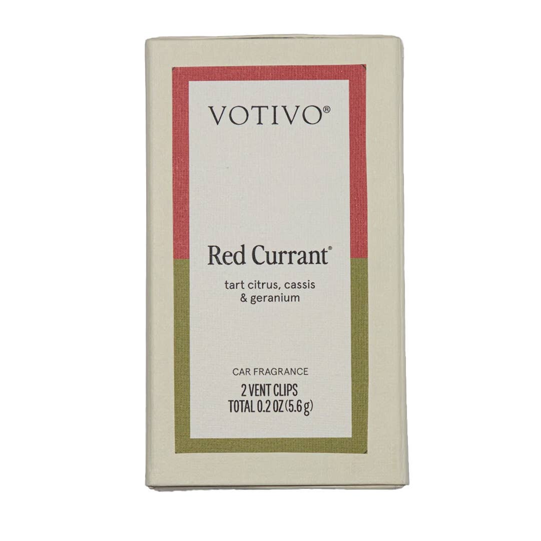 Red Currant Car Fragrance vent clips 2 pk