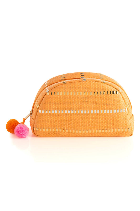 ZOE ZIP POUCH: Orange