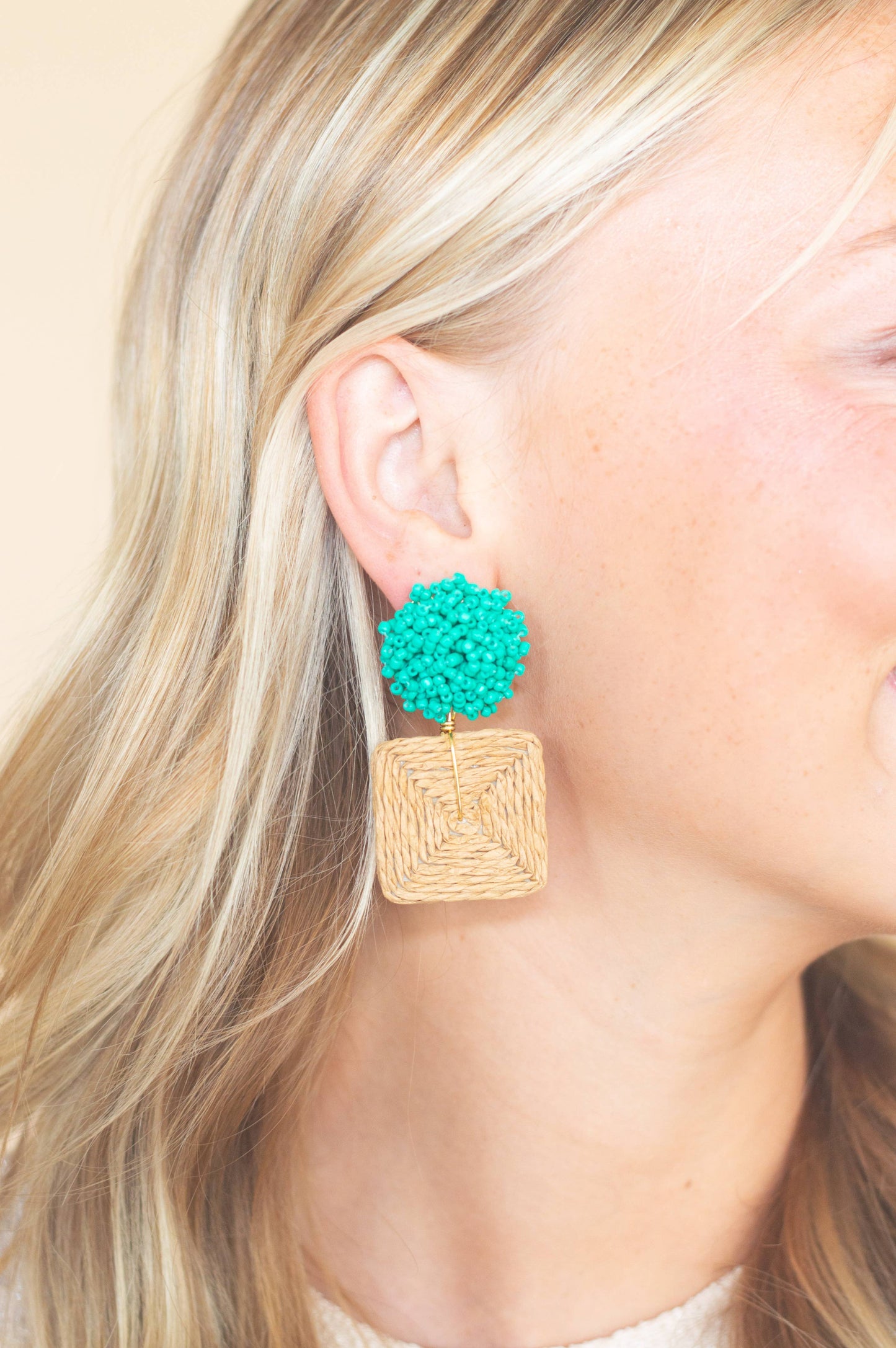 Sarabeth Earrings: Turquoise