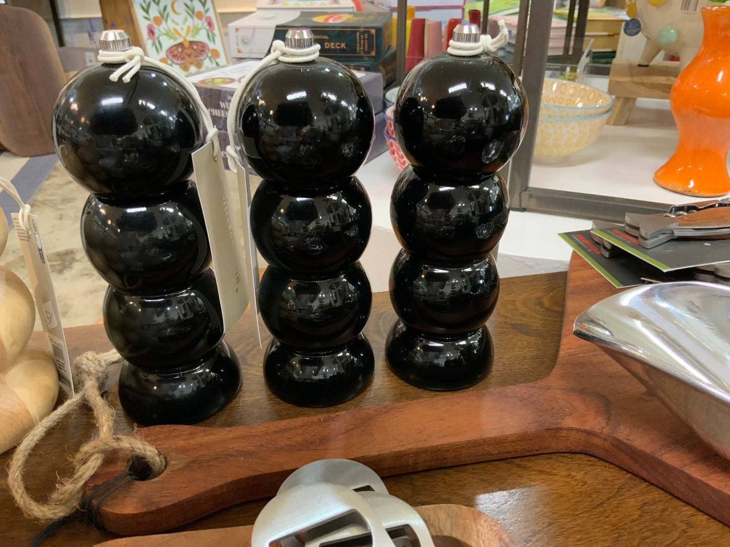 Rubberwood Pepper Mill Black