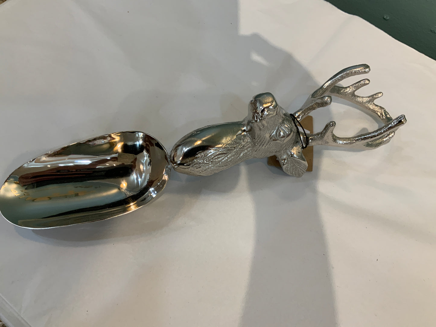 Aluminum Scoop w/ Reindeer Head Shaped Handle