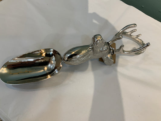 Aluminum Scoop w/ Reindeer Head Shaped Handle