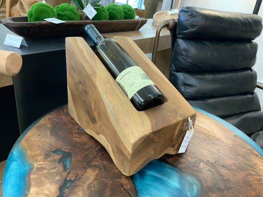 TAKARA™ TEAK ROOT BOTTLE HOLDER