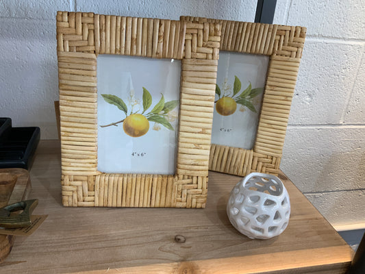 Rattan Photo Frame